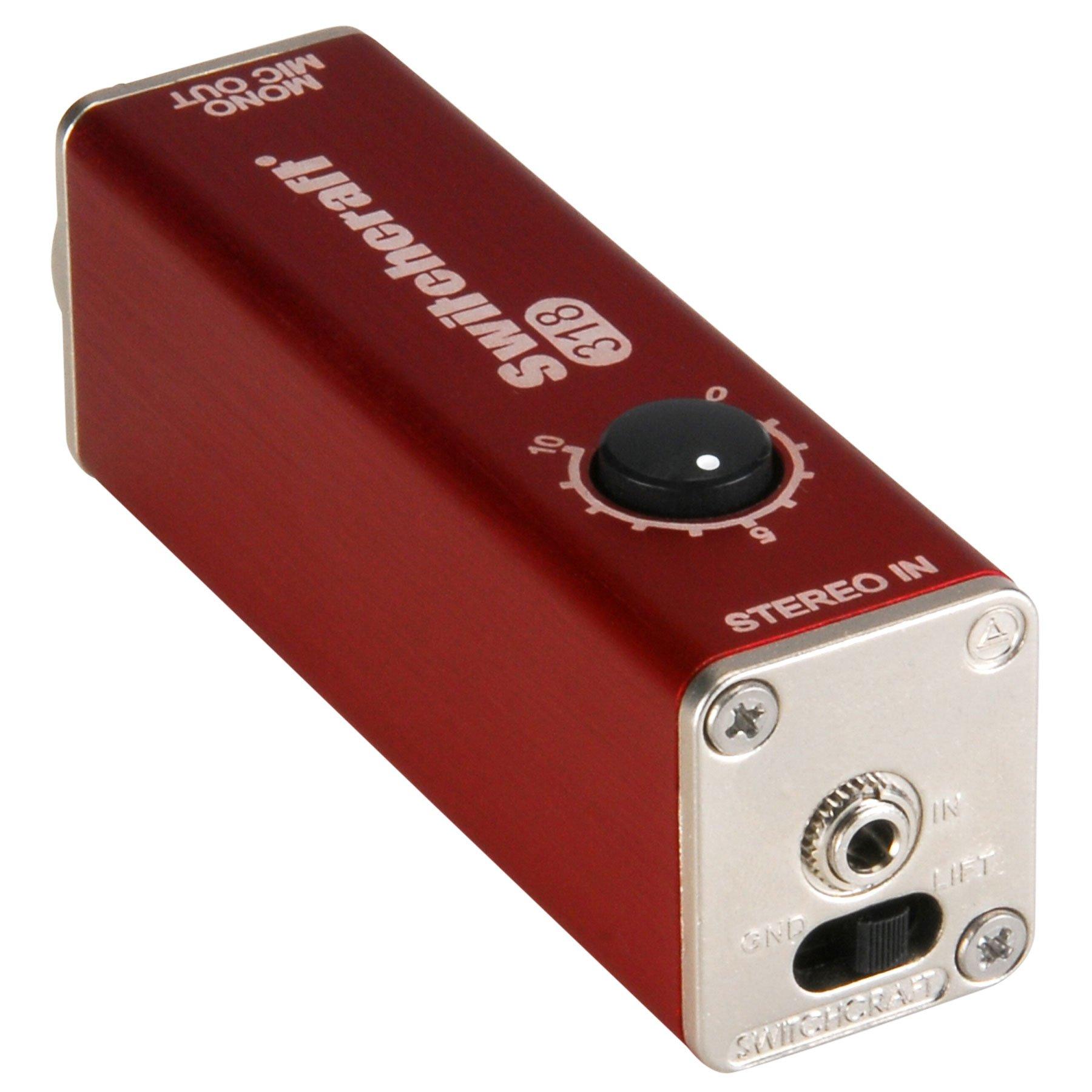 Switchcraft Switchcraft 318 AudioStix 3.5mm Stereo to XLR Mono A/V DI with Volume Control