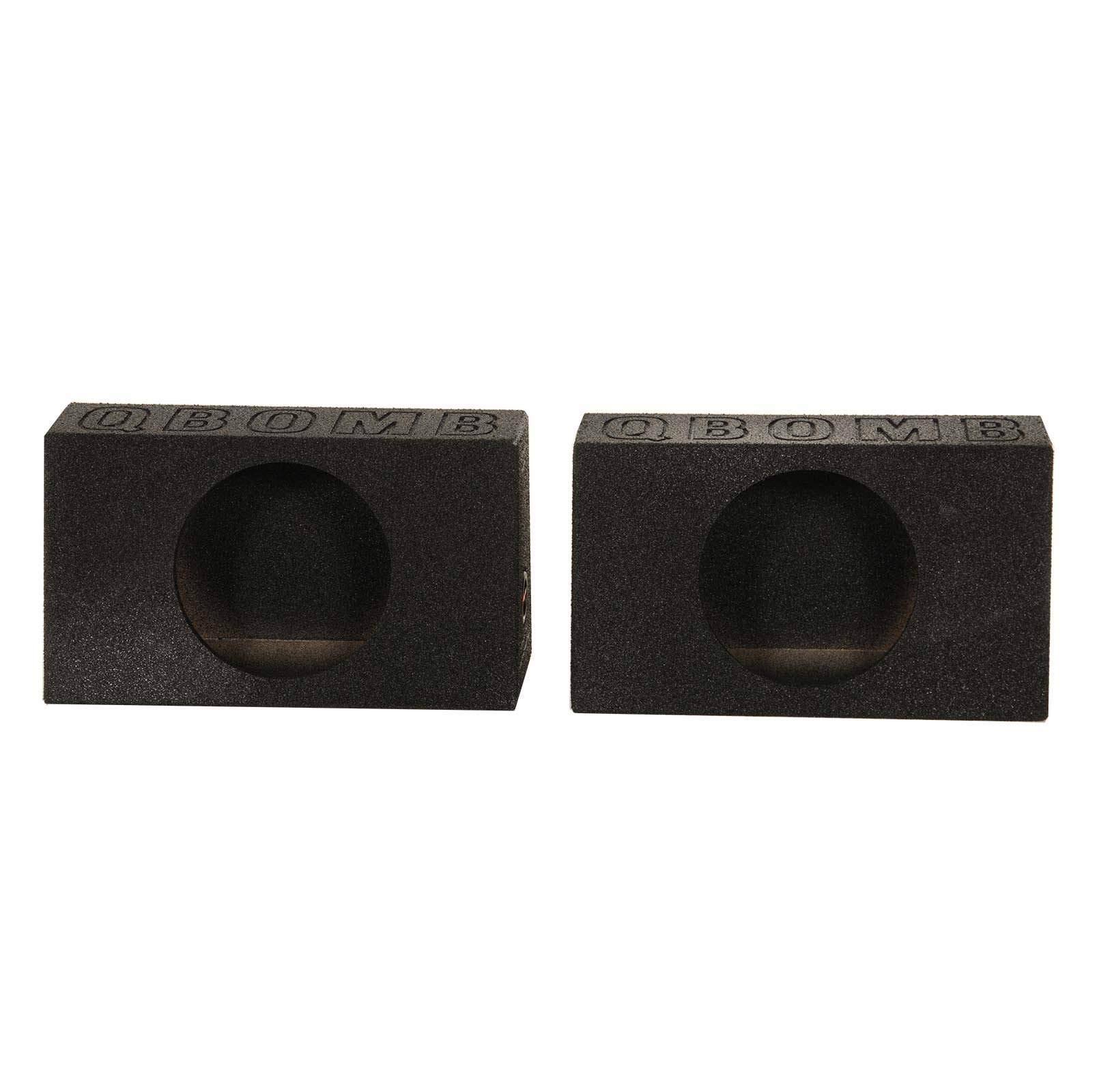 Q Power QPower QBomb Single 10 Inch Sealed Subwoofer Boxes Bedliner Spray, 2pk(Open Box)