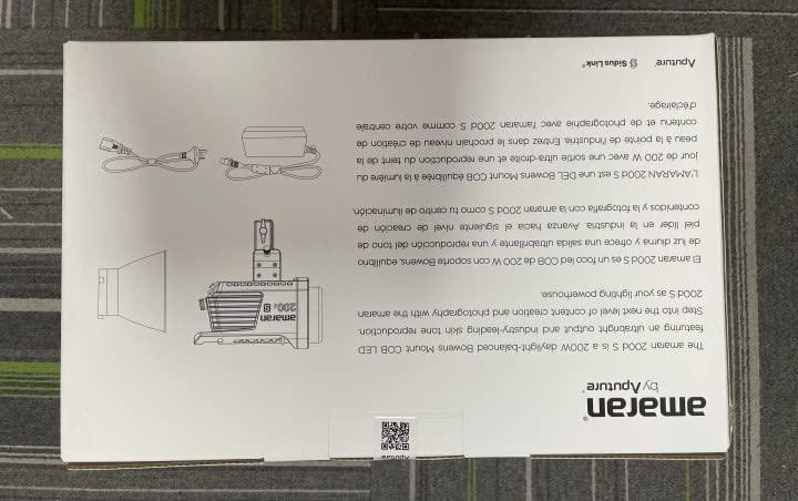 Aputure Aputure Amaran 200d S with Light Dome SE Softbox Kit, 200W 5600K Daylight Bowens Mount Led Video Light App Control for Photography