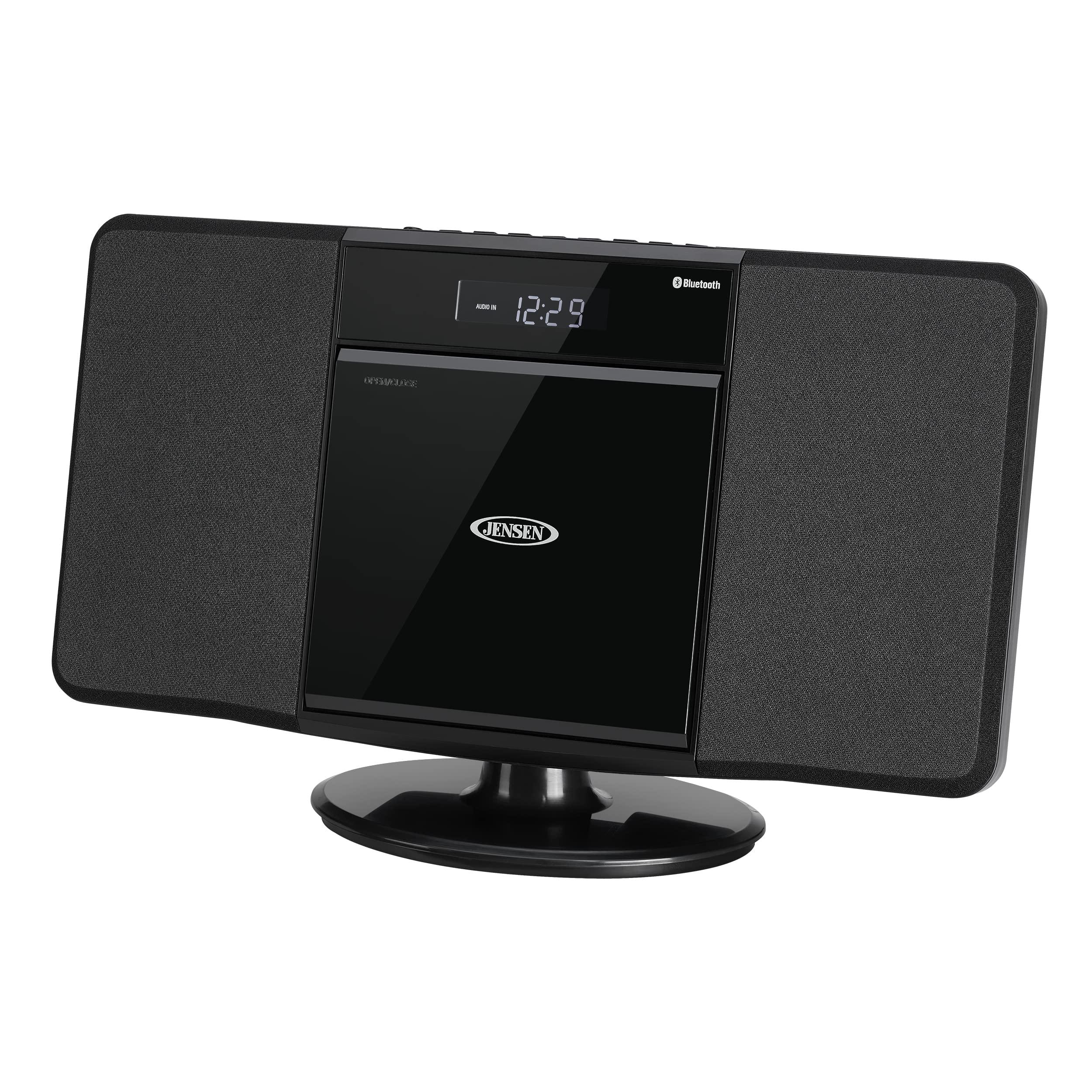 Jensen JENSEN JBS-300 Wall Mountable Bluetooth Music System with MP3 CD Player/Digital AM/FM Stereo Reveiver and Remote Control