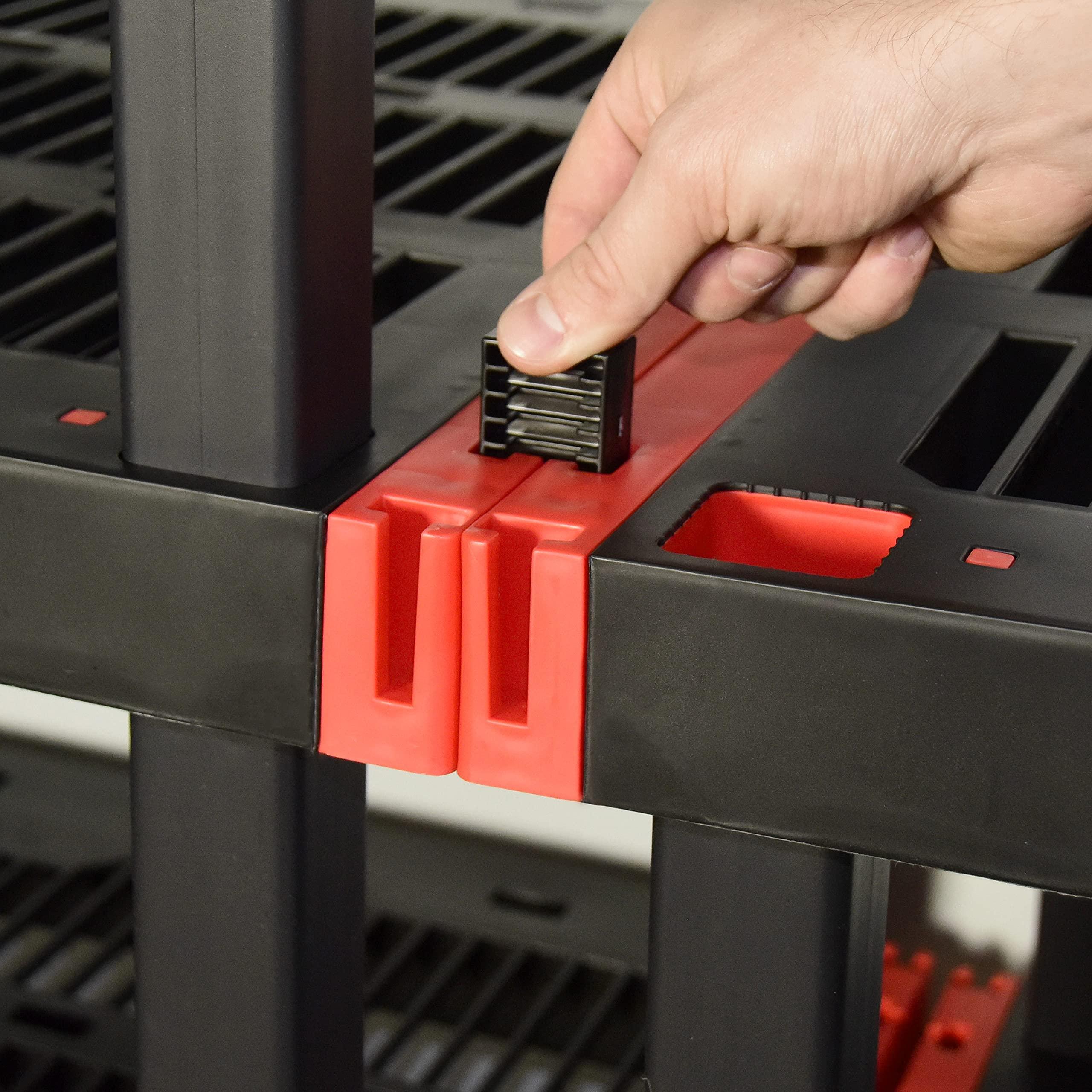 CX CX Craftsman, 5-Tier Highly Durable Storage Rack, 200lbs/shelf, (72.3H x 40W x 24D), Interlocking Shelving Unit and Weather-Resistant Design, American Made Garage Shelf