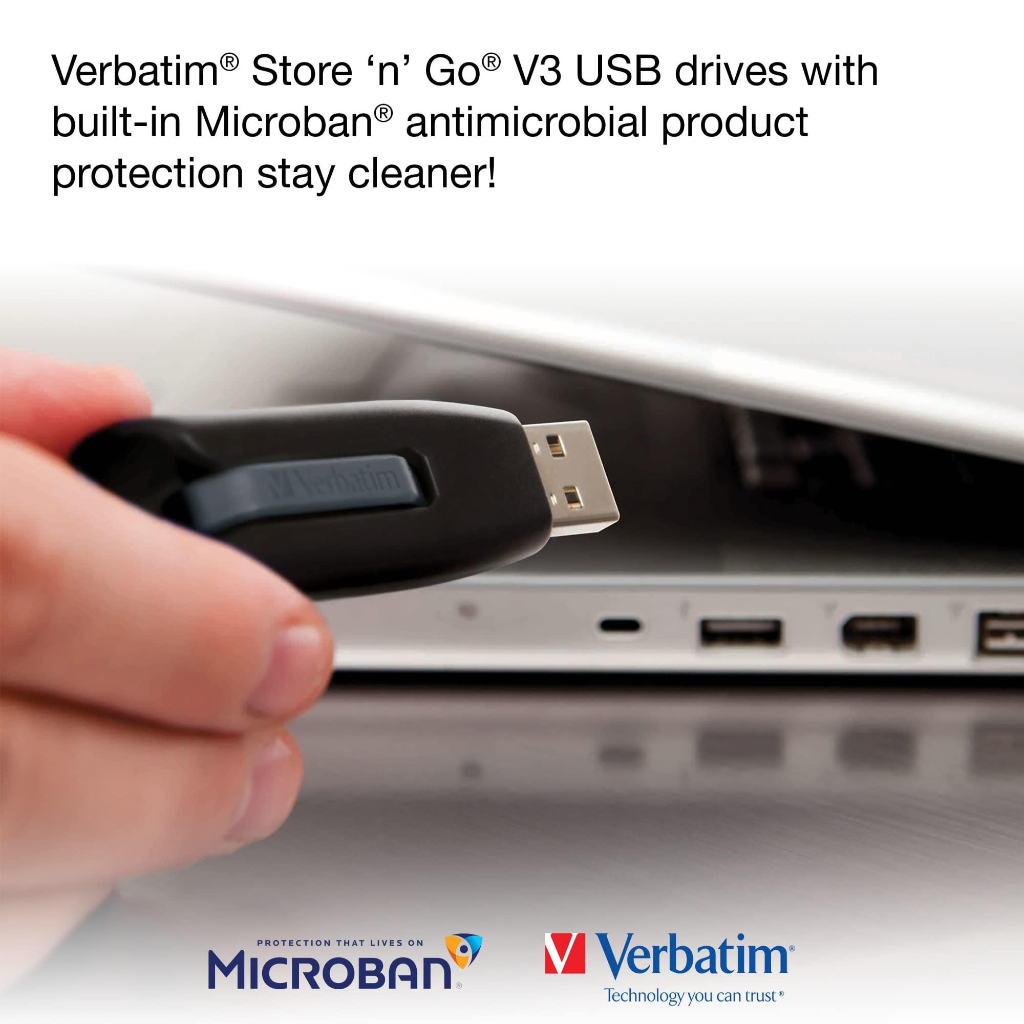 Verbatim Verbatim 32GB Store 'n' Go V3 USB 3.0 Flash Drive - Gray