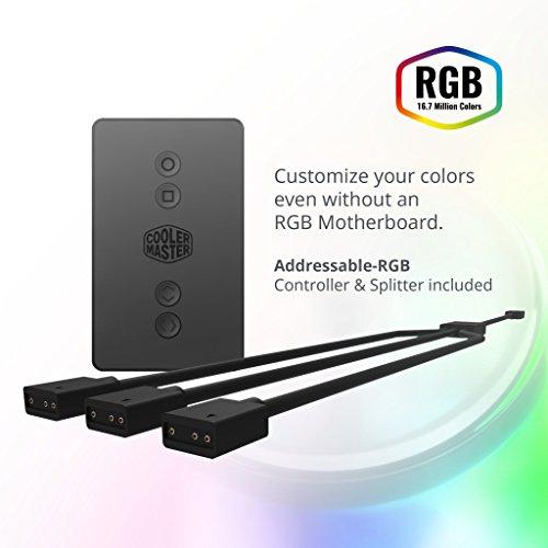 Cooler Master Cooler Master MasterLiquid ML360R ARGB Close-Loop AIO CPU Liquid Cooler, Dual Chamber Pump, 360mm Radiator, MF120 PWM, AMD Ryzen AM5/AM4/Intel LGA1700*/1200 (MLX-D24M-A20PC-RP)