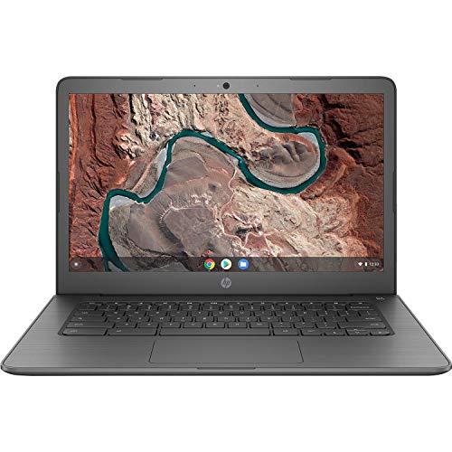HP HP Chromebook 14-inch Laptop with 180-Degree Hinge, Touchscreen Display, AMD Dual-Core A4-9120 Processor, 4 GB SDRAM, 32 GB eMMC Storage, Chrome OS (14-db0060nr, Chalkboard Gray) (Renewed)