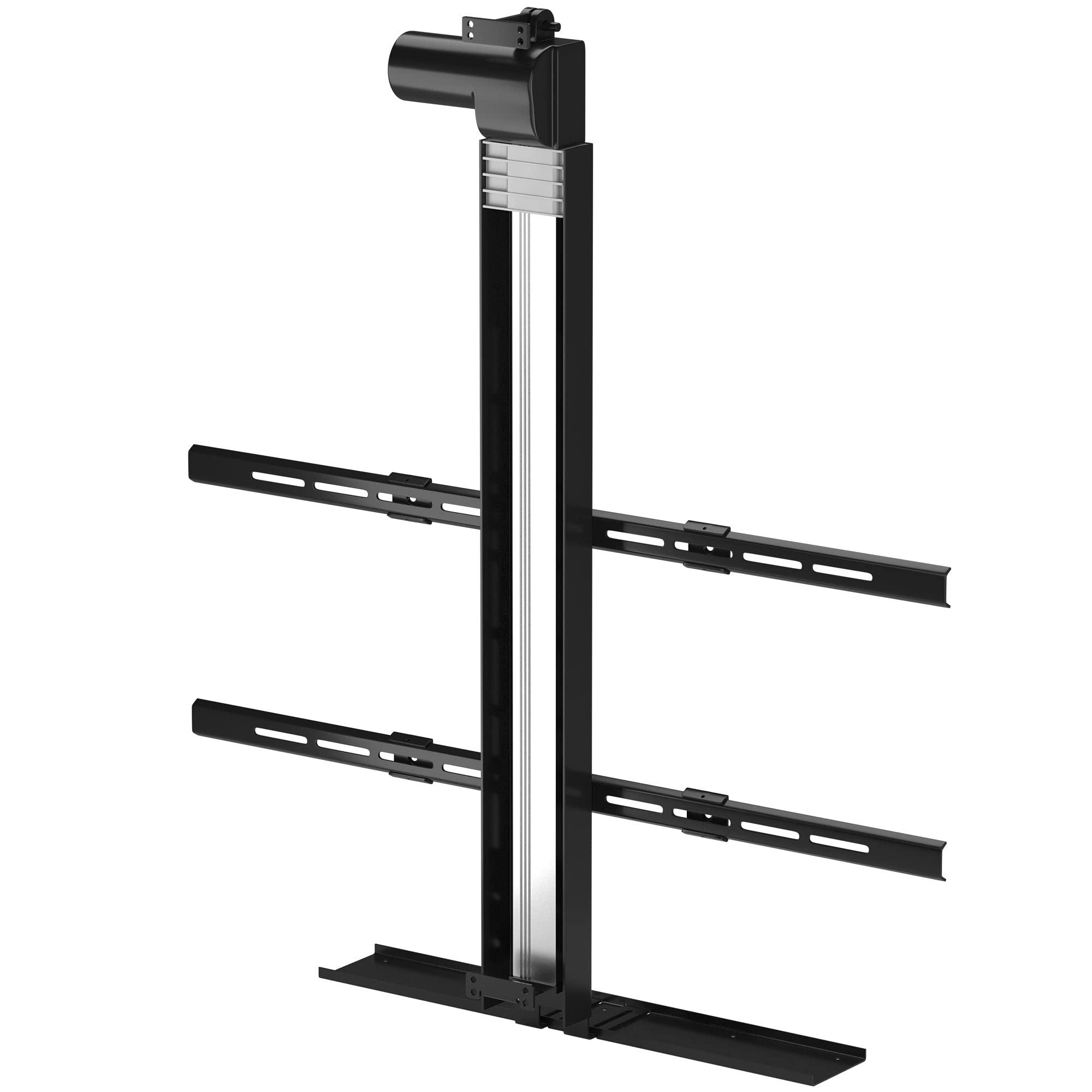 PROGRESSIVE AUTOMATIONS Hidden drop down TV lift, motorized TV ceiling Mount for Up to 95\" screens. Lift stroke 50\"