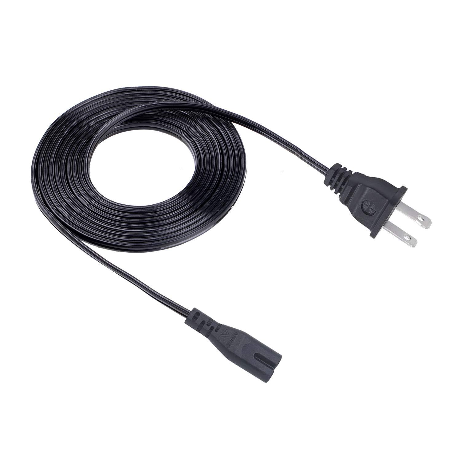 Saireed Power Cable 8ft Power Cord for Samsung 24" 32" 40" 43" 48" 49" 50" 55" 60" 65" 75" inch LCD HD Smart 4K Curved TV HDTV Replacement AC Cable Power Cord