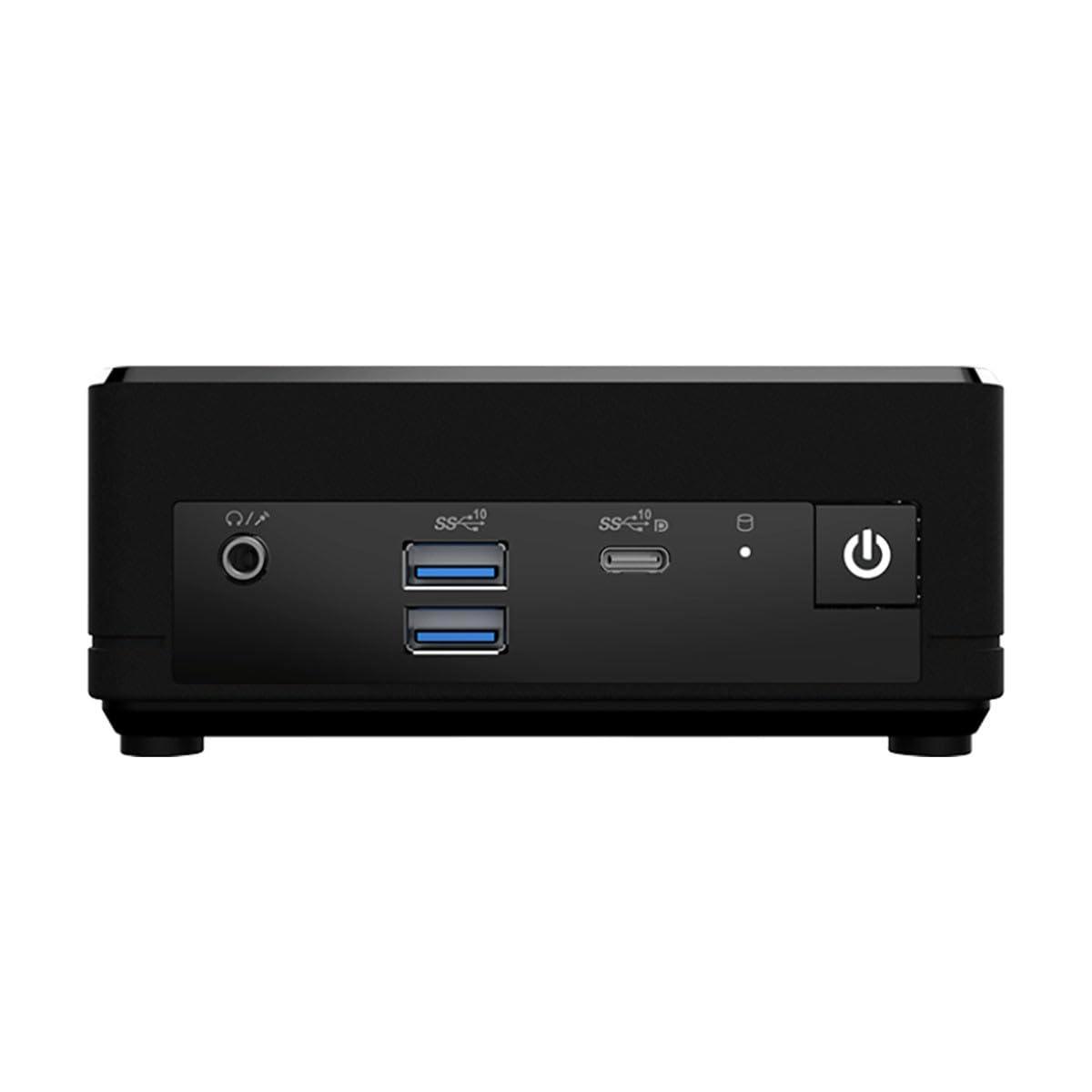 MSI MSI Cubi N ADL Barebone Mini PC: Intel Pentium N200, Intel UHD, WiFi, Dual Display, Type C: Black ADL S-054BUS