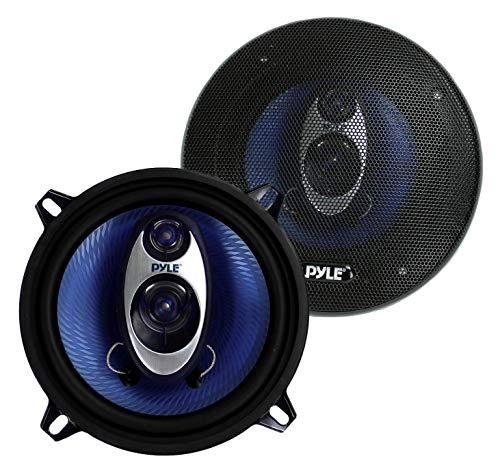 Pyle Pyle PL53BL 5.25" 200W Car Audio Triaxial Speakers Stereo Blue Pair (4 Pack)
