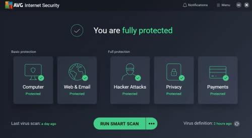 AVG AVG Internet Security - 3-Year | 5-Devices (Windows/Mac OS/Android/iOS)
