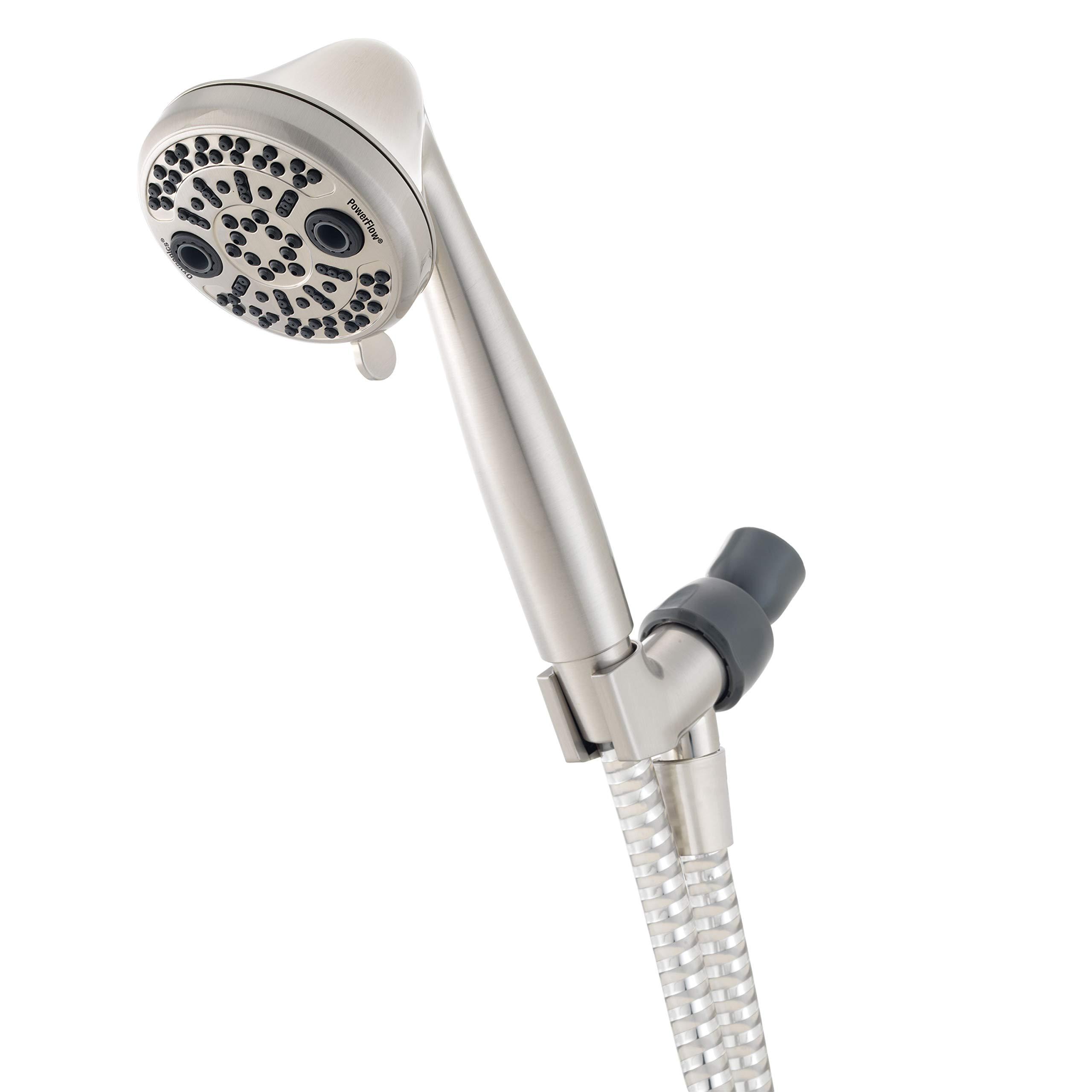 Oxygenics Oxygenics 87446 PowerFlow Brushed Nickel Handheld Shower Head