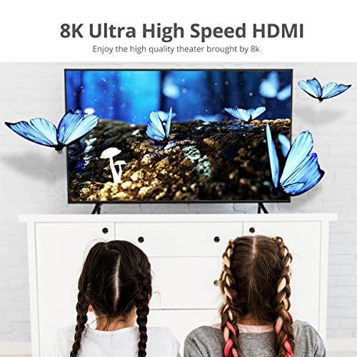 SIIG SIIG 8K Ultra High Speed HDMI Cable - 3.3ft, HDMI 2.1 Cable - 8K,48Gbps,Dynamic HDR,4K/120Hz,eARC, HDCP 2.3 DSC, for PS5, Xbox Series X, RTX 3XXX, RX 6XXX, Apple TV, and More (CB-H21411-S1)