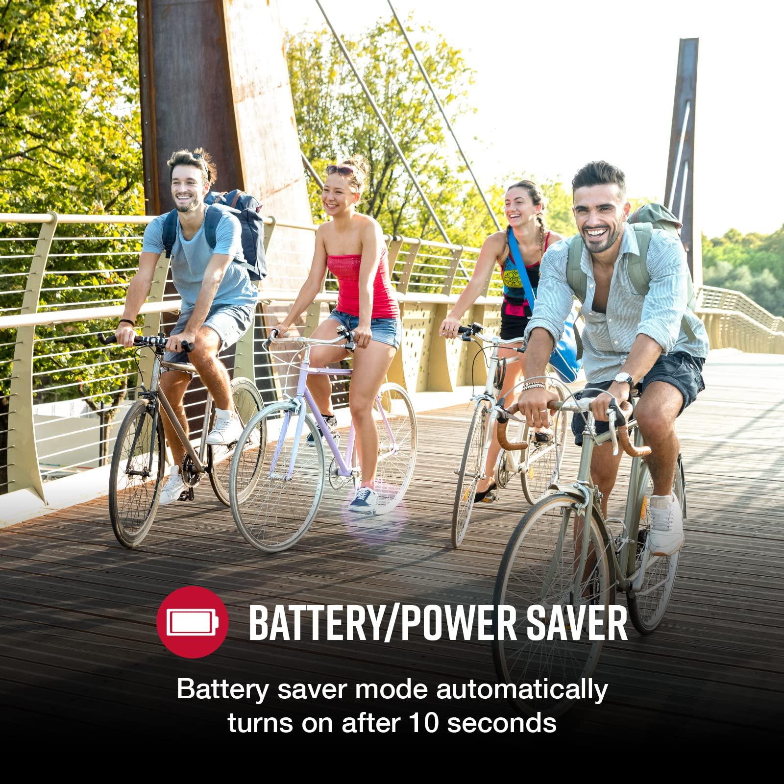 Cobra Cobra ACXT145 Compact and Lightweight Walkie Talkies for Adults & Compatible Cobra Surveillance Headset: Rechargeable, 22 Channels, Long-Range, 2 Two-Way Radios, 2 Headsets, Black/Orange