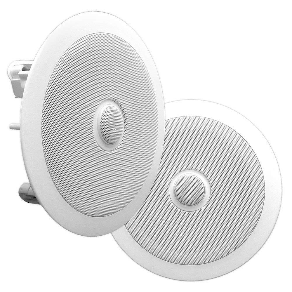 Pyle Pyle 6.5 70v Ceiling Mount Speakers & 6.5\'\' in-Wall/in-Ceiling Midbass Speakers (Pair)