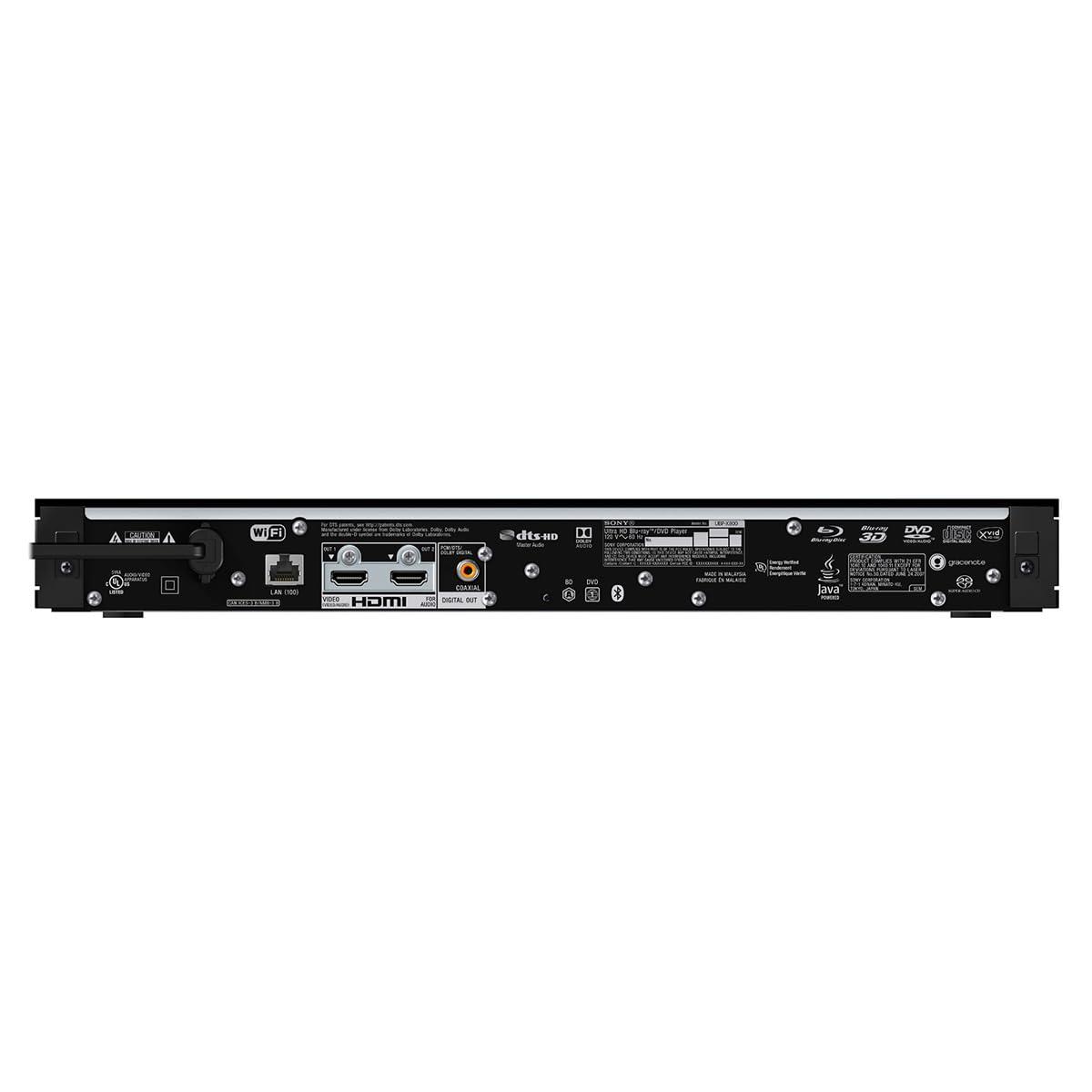 Sony Sony UBP-X800M2 4K UHD Home Theater Streaming Blu-Ray Disc Player (UBPX800M2), Black