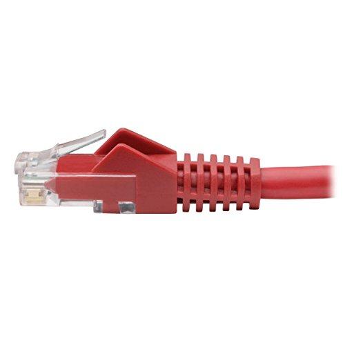 Tripp Lite Tripp Lite Cat6 Gigabit Ethernet Snagless Molded Patch Cable 24 AWG 550MHz Premium UTP, Red, RJ45 M/M 4' (N201-004-RD)