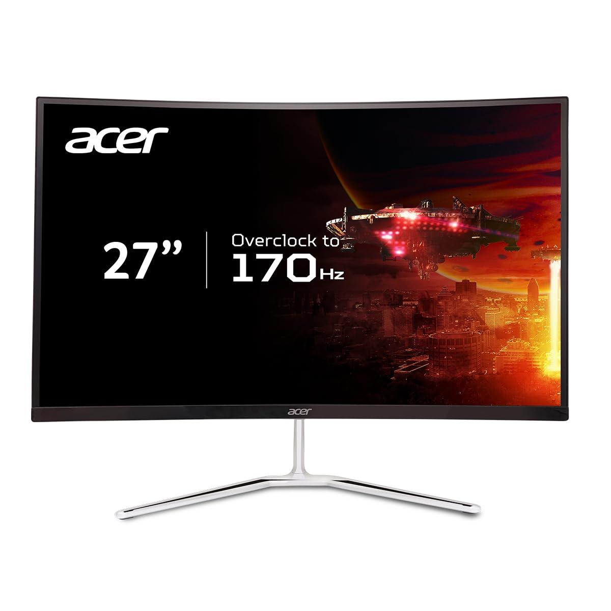 acer acer Nitro 27" WQHD 2560 x 1440 1500R Curved PC Gaming Monitor & Nitro 27" WQHD 2560 x 1440 PC Gaming IPS Monitor