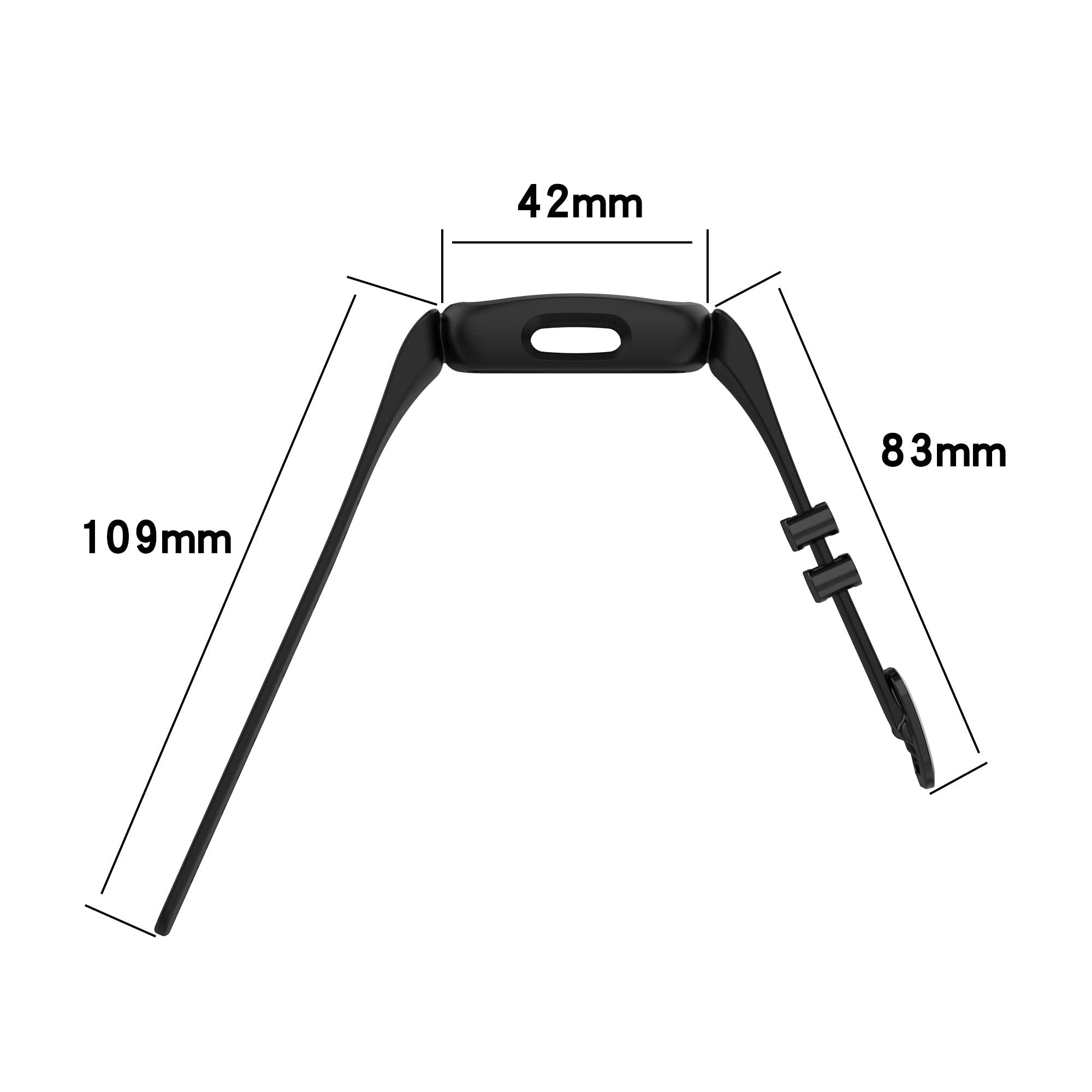 E ECSEM Bands Compatible with Fitbit Ace 3 for Kids Colorful Silicone Watch Strap Accessories Replacement Wristbands for Ace 3 for Boys Girls (Black&White&Lime&Yellow)