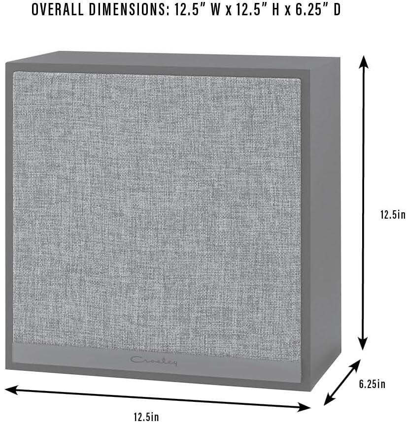Crosley Crosley CR3111A-BK Cadence Cube Bluetooth Speaker, Black