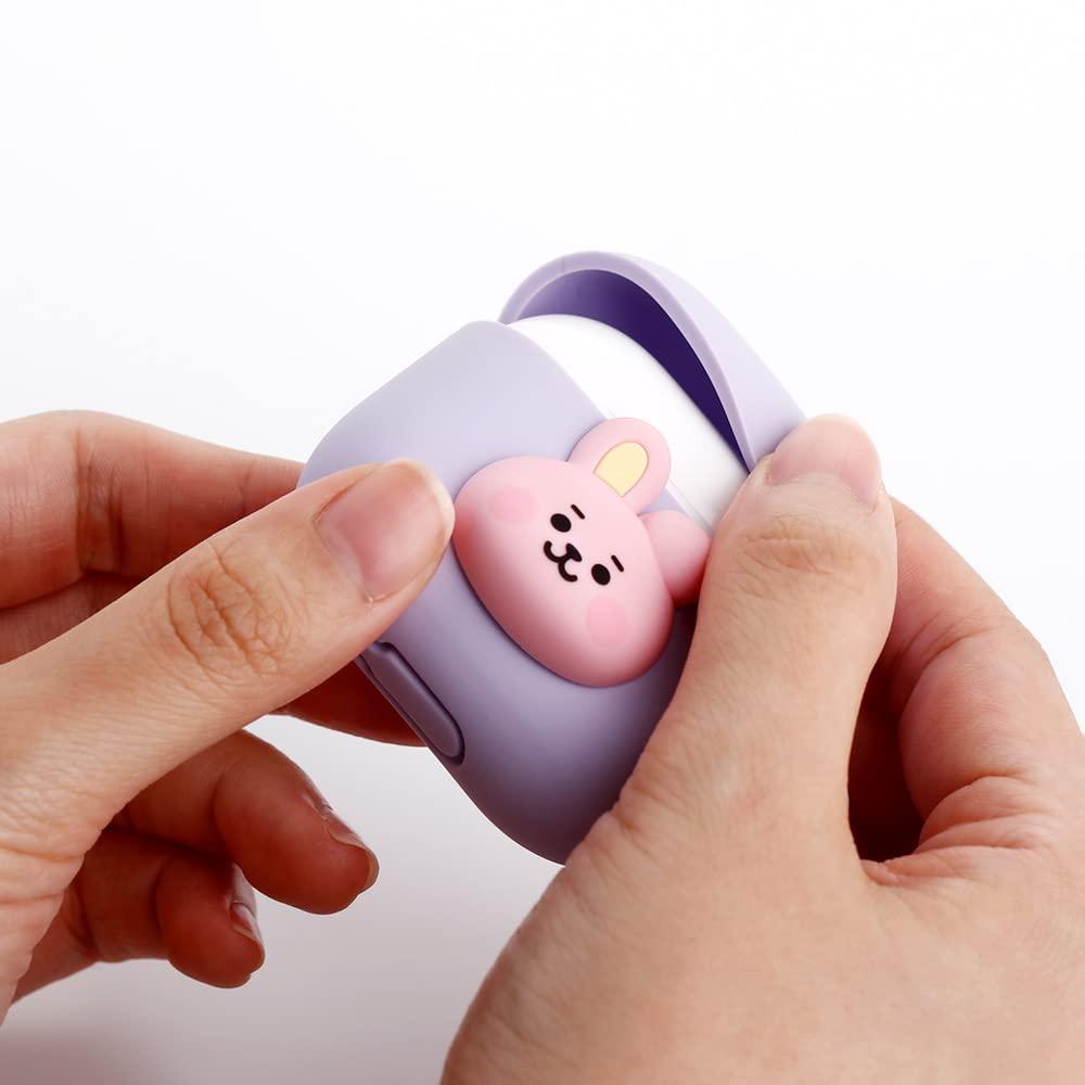 BT21 BT21 Case for AirPods 3, Pastel Silicon with Wireless Charging [Official Merchandise] [7FLAVORS] (KOYA)