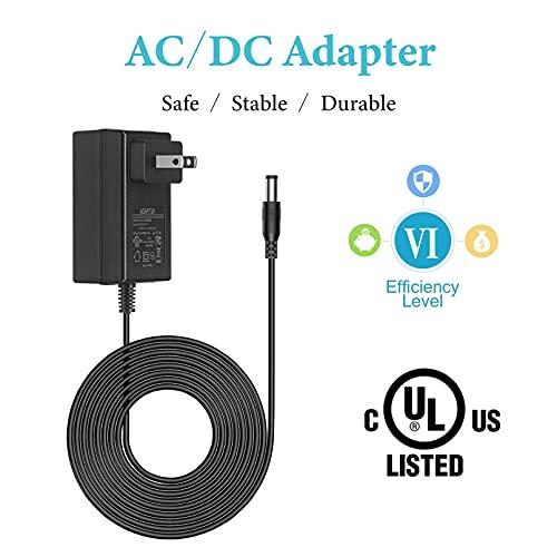 AMENKER 12V 2A Power Supply Adapter, AC/DC Adapter with 8 Selectable Adapter Tips, UL Listed 100V~240V AC to DC 12 Volt Converter Transformer for Router LED Strip Lights CCTV Security Camera Speaker Devices