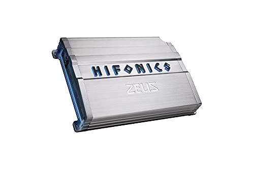 Hifonics Hifonics ZG-1200.1D Zeus Gamma 1 Channel Super D Class 1200 Watt Car Audio Sound System Subwoofer Speaker Amp Amplifier with Gravity Magnet Phone Holder and 4 Gauge Kit Blue Bundle
