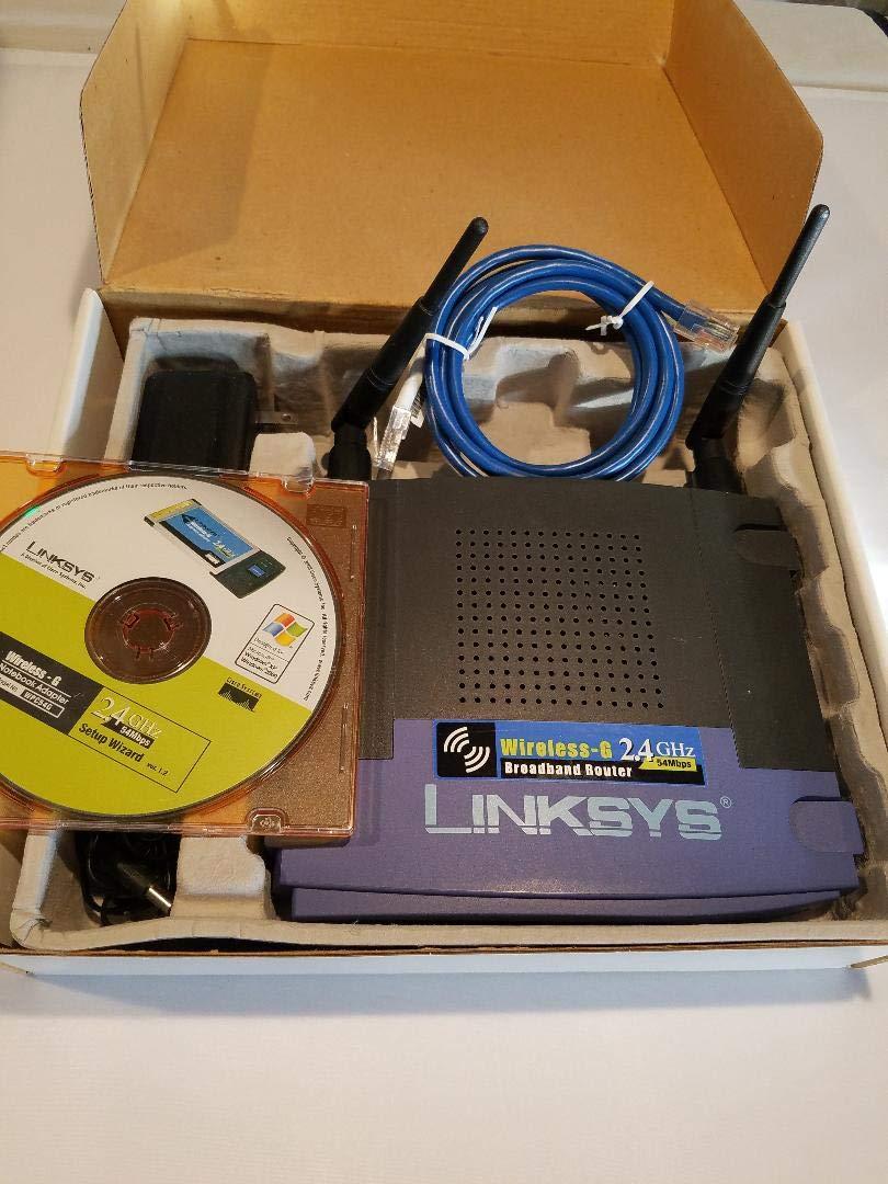 Linksys Linksys WRT54G Wireless-G Broadband Router 2.4 GHz 54 Mbps (Renewed)