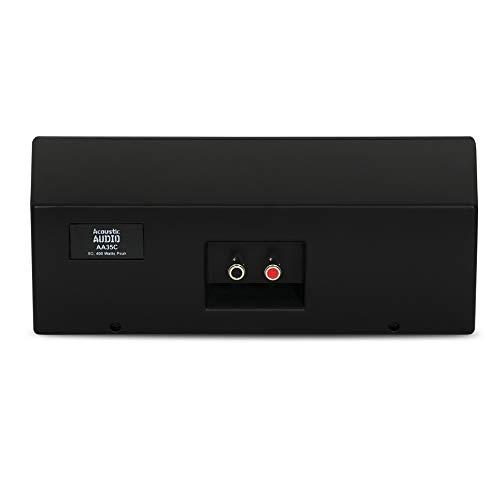 Acoustic Audio by Goldwood Acoustic Audio AA35CB Indoor 3 Way Speakers 1200 Watts Black Bookshelf 3 Speaker Set AA35CB-3S