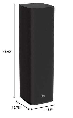 JBL JBL Studio 690, Dark Wood - High-Performance Floorstanding Loudspeaker - with 2414H-1 Compression Driver, High-Definition Imaging Horn & Dual 8 PolyPlas Cone Woofers
