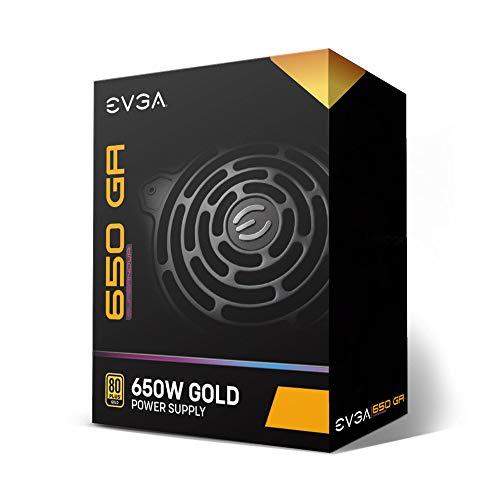 EVGA EVGA SuperNOVA 650 Ga, 80 Plus Gold 650W, Fully Modular, ECO Mode with Dbb Fan, 10 Year Warranty, Compact 150mm Size, Power Supply 220-GA-0650-X1