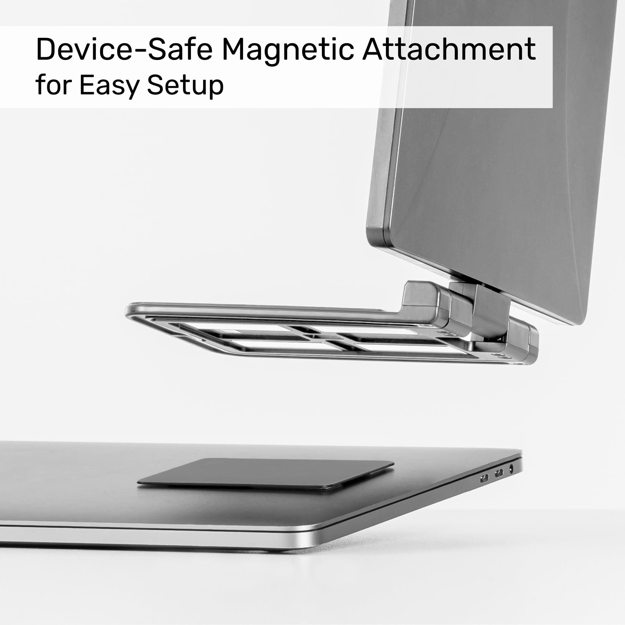 SideTrak SideTrak Swivel 14" Patented Attachable Portable Monitor for Laptop | FHD TFT Laptop Dual Screen | Mac, PC & Chrome Compatible | Fits All Laptops | Powered by USB-C or Mini HDMI (Light Silver)