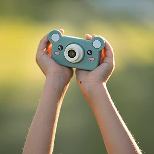 Kidamento Kidamento Kids Digital Camera & Video Camcorder, Soft BPA-Free Silicone Casing, 32GB Memory Card - Model C - Mikayo The Bear