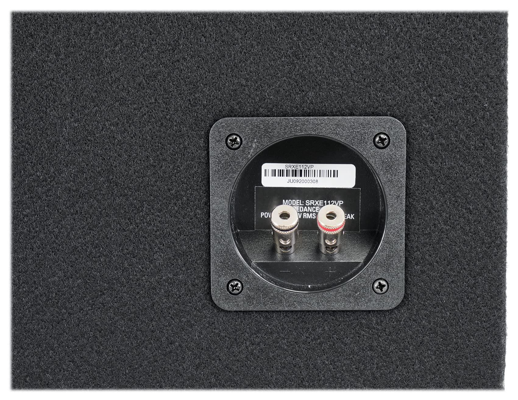 Memphis Memphis Audio SRXE112VP 12" 500w SRX Car Subwoofer Enclosure+Amplifier Package