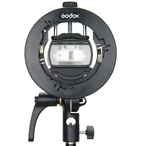 GODOX Godox S2 Bowen Mount S-Type Flash Holder Bracket for Godox V1 V860II AD200 AD200Pro AD400Pro Speedlite Strobe Flash