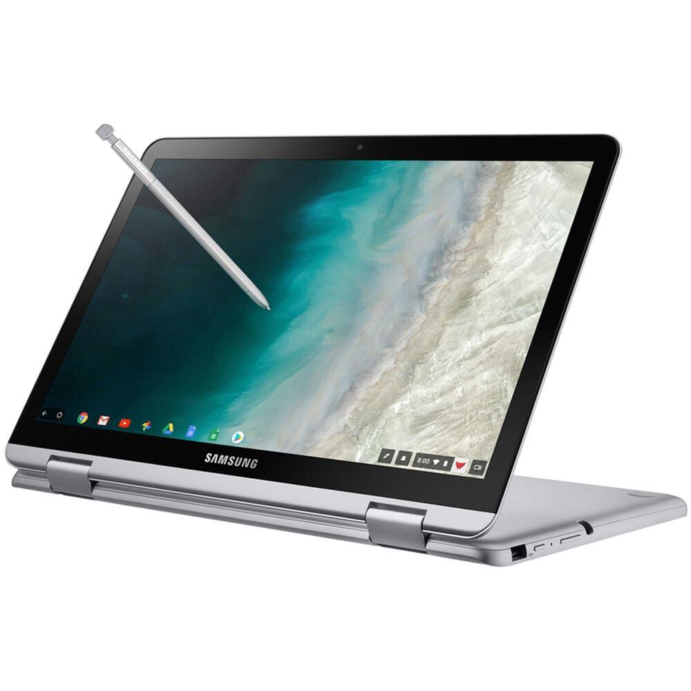 SAMSUNG SAMSUNG Chromebook Plus V2 12.2" FHD 2-in-1 Touch Laptop (Intel Celeron 3965Y 2-Core, 4GB RAM, 192GB Storage (64GB SSD+128GB Micro SD Card), Intel UHD 615, Chrome OS)