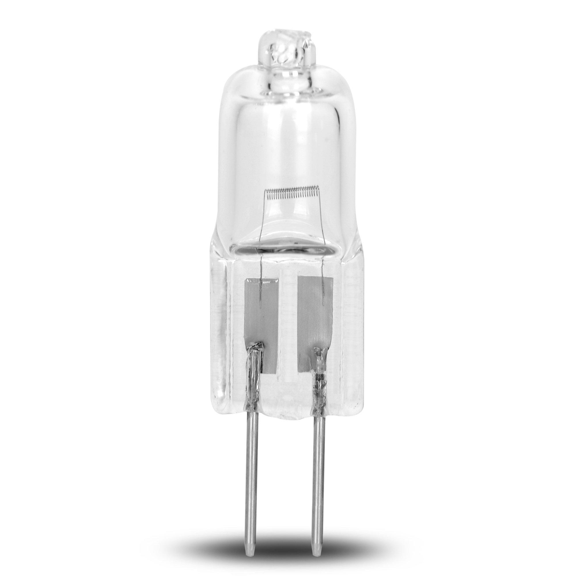 12Vmonster G4 Light Bulb 24V CLEAR LENS 20W 35MM Length 24 Volt Heavy Machinery Marine Train Cabin Lighting Replacement Lightbulb JC 24Volt AC DC Capsule Lamp T3 Shape Halogen 250 Lumen Industrial Commercial App