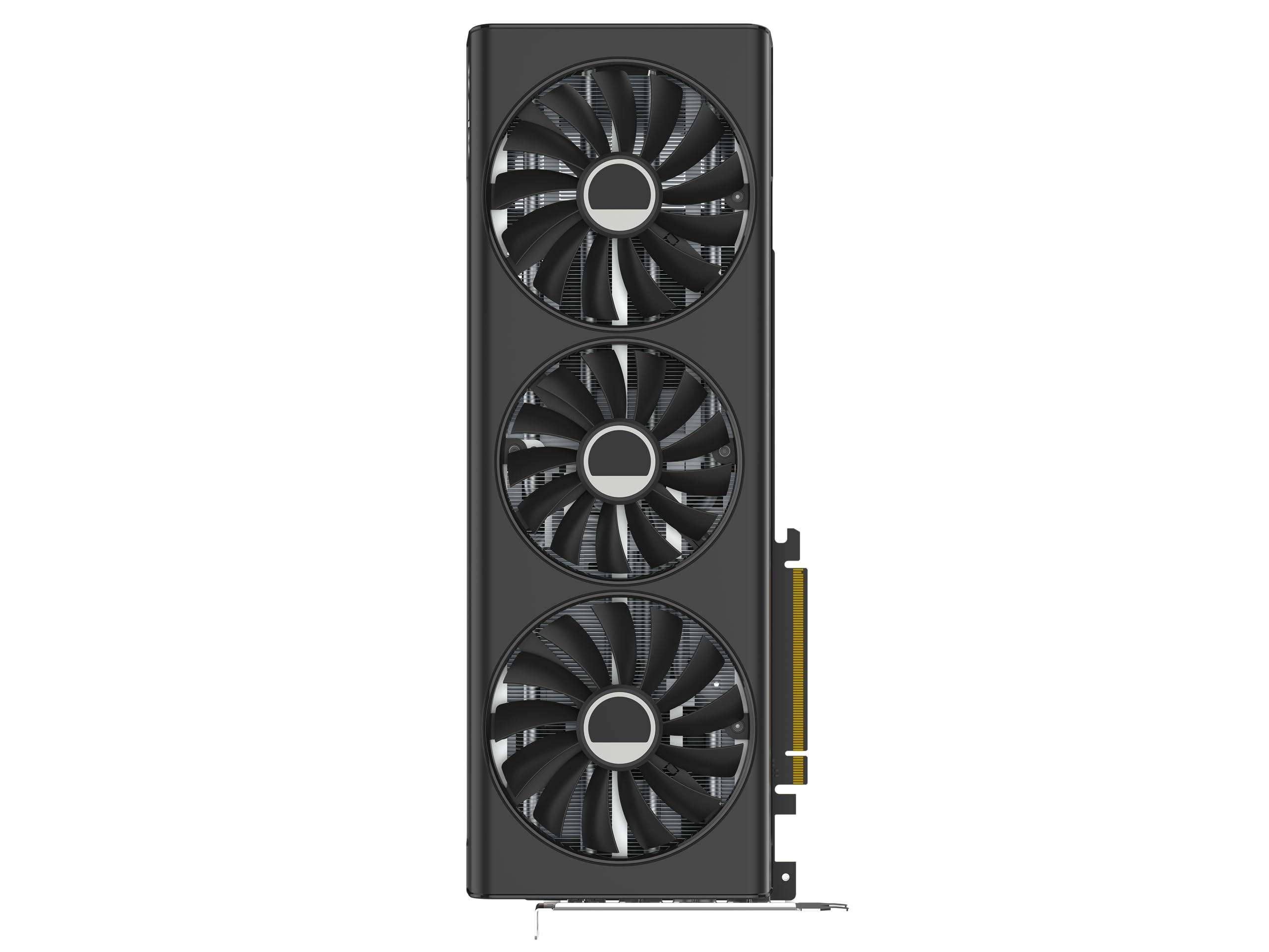 XFX XFX Speedster QICK319 RX 7700 XT Black Gaming Graphics Card 12GB GDDR6 HDMI 3xDP, AMD RDNA 3 RX-77TQICKB9