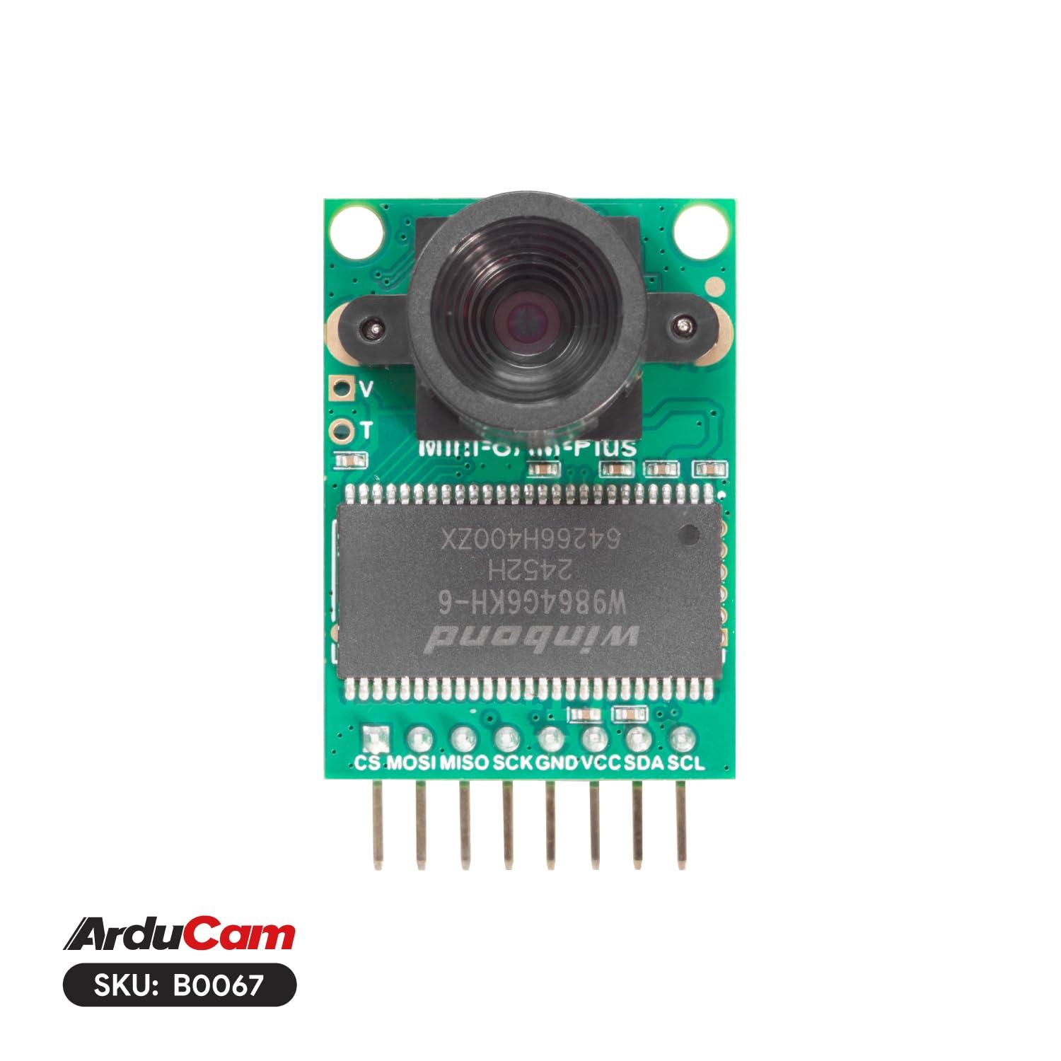 Arducam Arducam Mini Module Camera Shield with OV2640 2 Megapixels Lens Compatible with Arduino UNO Mega2560 Board and Raspberry Pi Pico