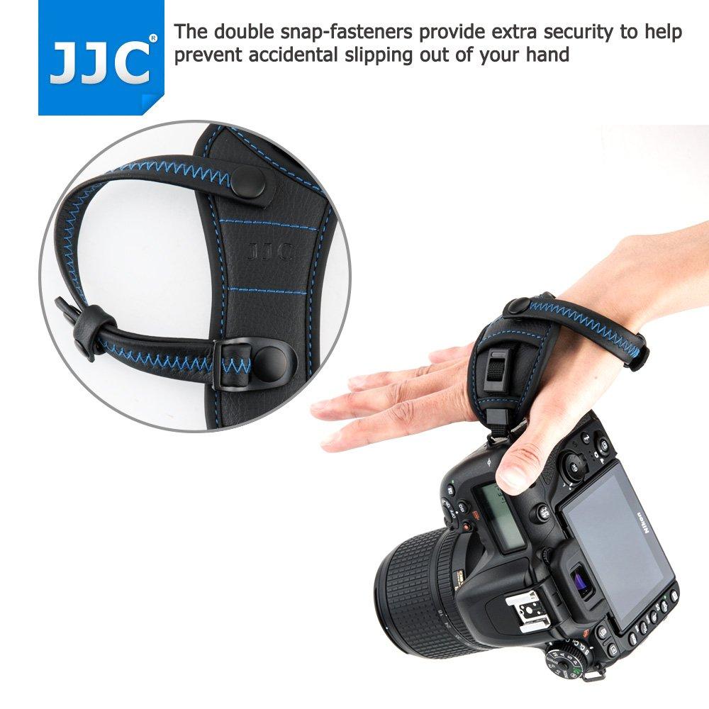 JJC JJC L Size Camera Hand Strap Grip Wrist Strap With Standing U Plate for Canon EOS 5DM4 5DM3 5DM2 5D 5Ds R 6DM2 6D 7DM2 7D 90D 80D 77D 70D SX70 SX60 Nikon Z50II D780 D850 D500 D750 D750 D810 D7500 P950