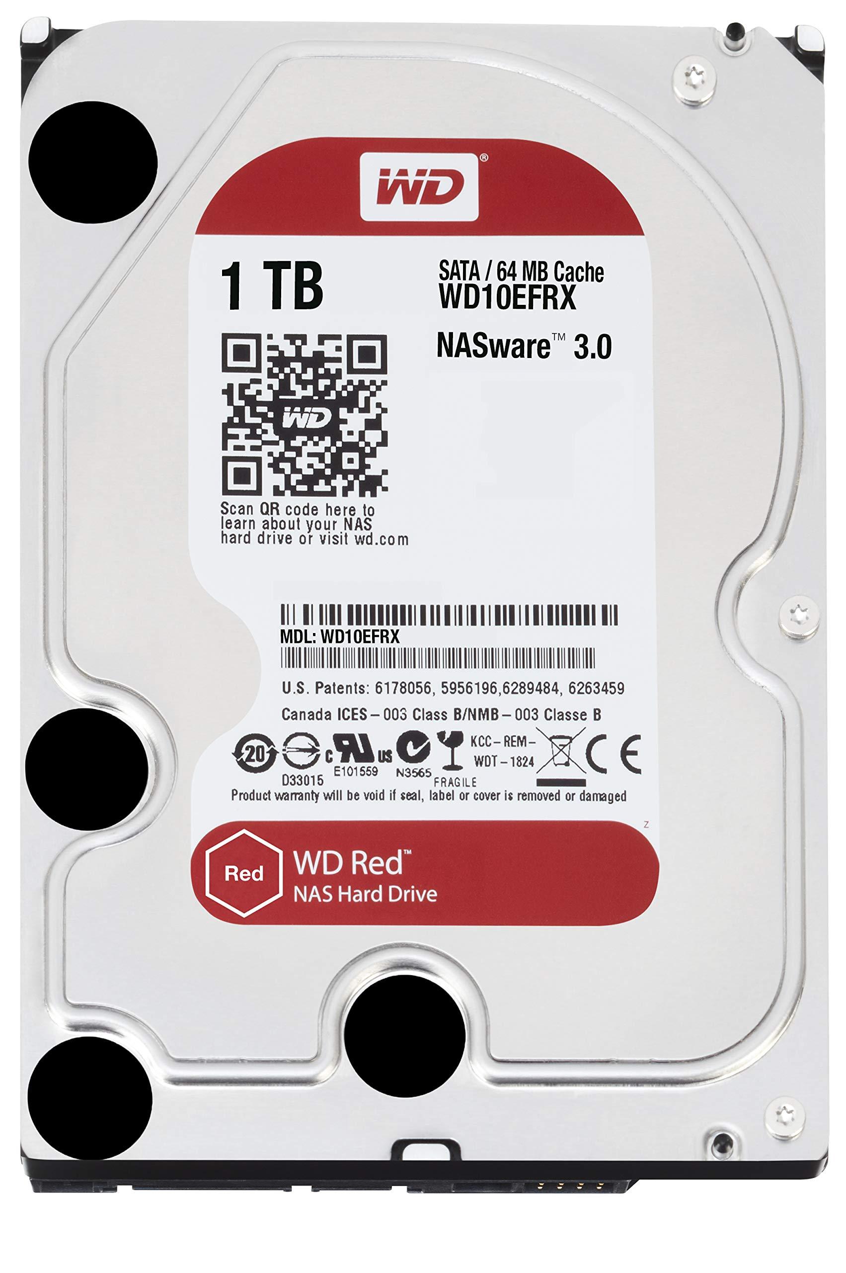 Western Digital 2PR7551 - WD Red WD10EFRX 1 TB 3.5quot; Internal Hard Drive