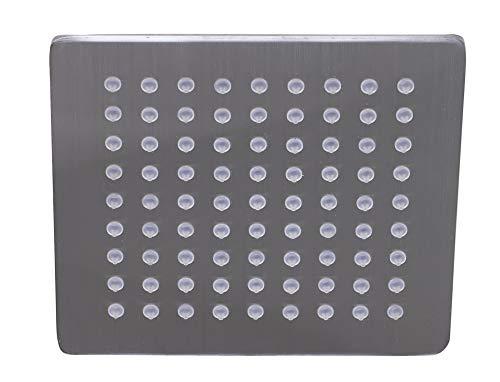ALFI brand ALFI brand RAIN8S 8-Inch Solid Square Ultra Thin Rain Shower Head, Brushed Stainless Steel