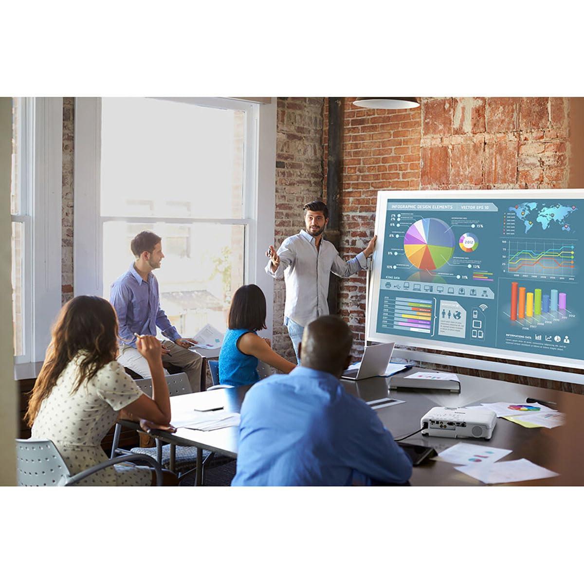 Epson Epson Home Cinema 1080 3-chip 3LCD 1080p Projector, 3400 lumens Color and White Brightness, Streaming/Gaming/Home Theater, Built-in Speaker, 16,000:1 Contrast (Renewed)