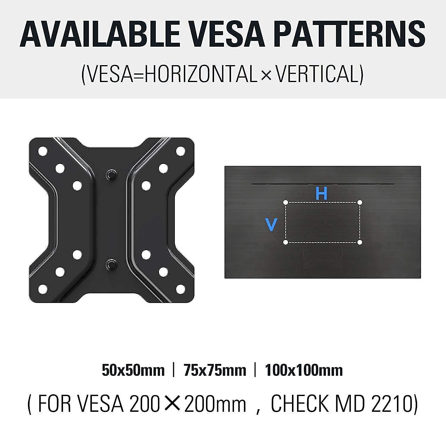 Mounting Dream Mounting Dream Lockable RV Camper TV Mount for Flat Screen 10-26 Inch TV Monitor MD2209, Bundle with Universal Full Motion TV Mount Swivel Tilt Articulate for 26-55\' \'TVs MD2418-MX