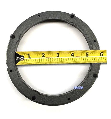 ASC Audio ASC 2 Pair 6+-Inch 6" 6.5" 6.75" Speaker Install Adapter Plates for Select VW Volkswagen Vehicles - Very Important: Read Compatible Vehicles and Restrictions Listed Below