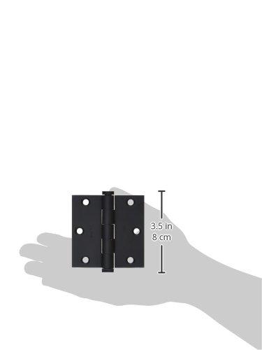 Baldwin Baldwin 1030190I Square Mortise Hinge, Black