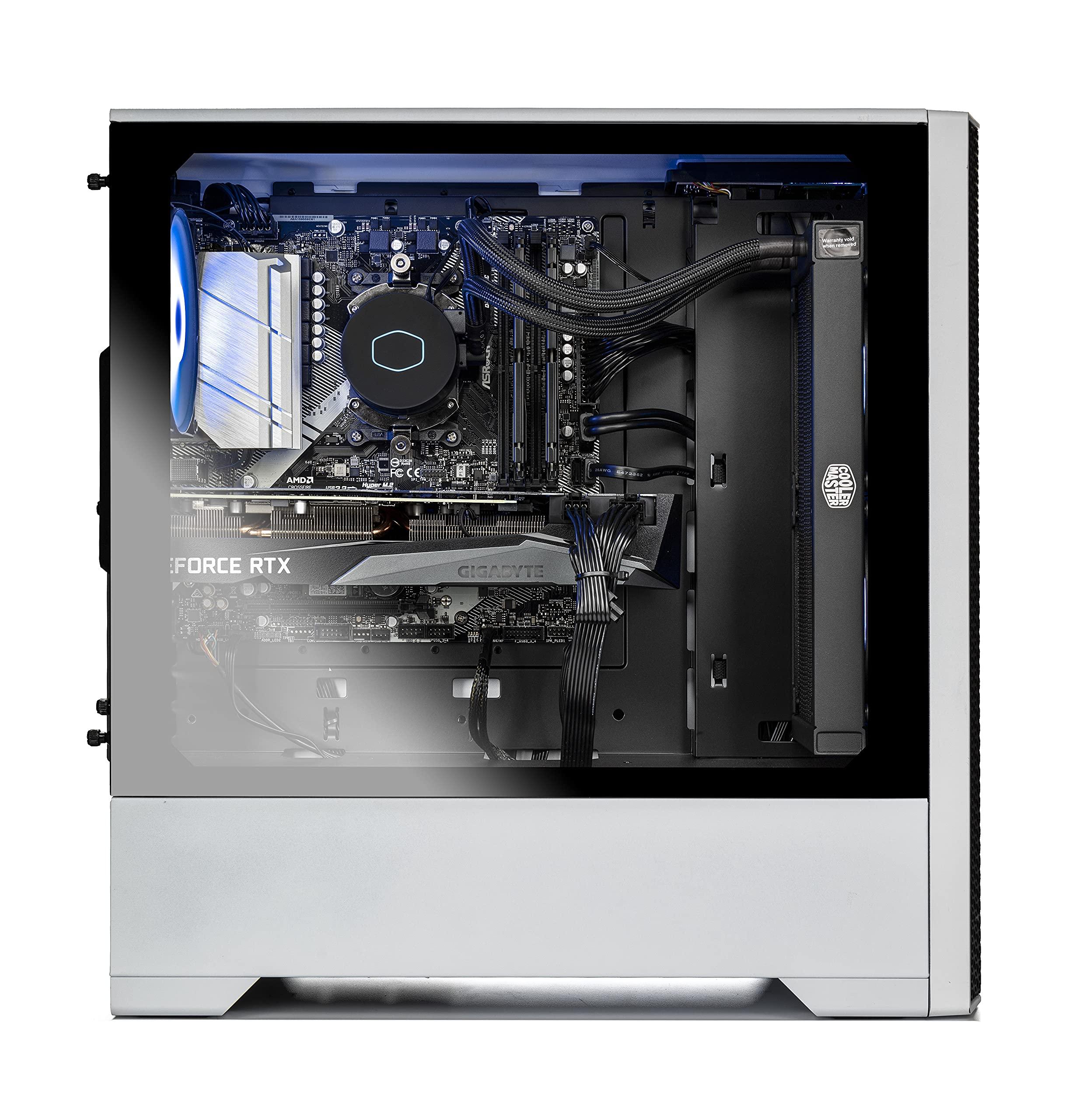 Skytech Gaming Skytech Gaming Skytech Blaze 3.0 Gaming PC Desktop - AMD Ryzen 7 3700X 3.6GHz, RTX 3070 8GB GDDR6, 16GB DDR4 3000, 1TB SSD, 750W Gold PSU, 240MM AIO, AC WiFi, Windows 11 Home 64-bit, White