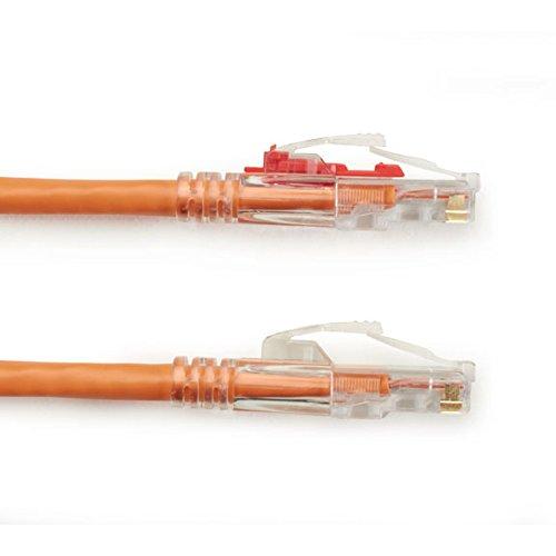 Black Box Black Box Gigatrue 3 Cat6 550-Mhz Lockable Patch Cable (Utp), Orange, 20-Ft. (6.0-M)