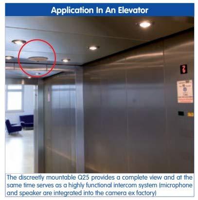 Mobotix MOBOTIX MX-Q25MI-BASIC-D12 5MP Hemispheric PoE Network Camera with Day Sensor and 12mm Fisheye Lens,RJ45 Connection.