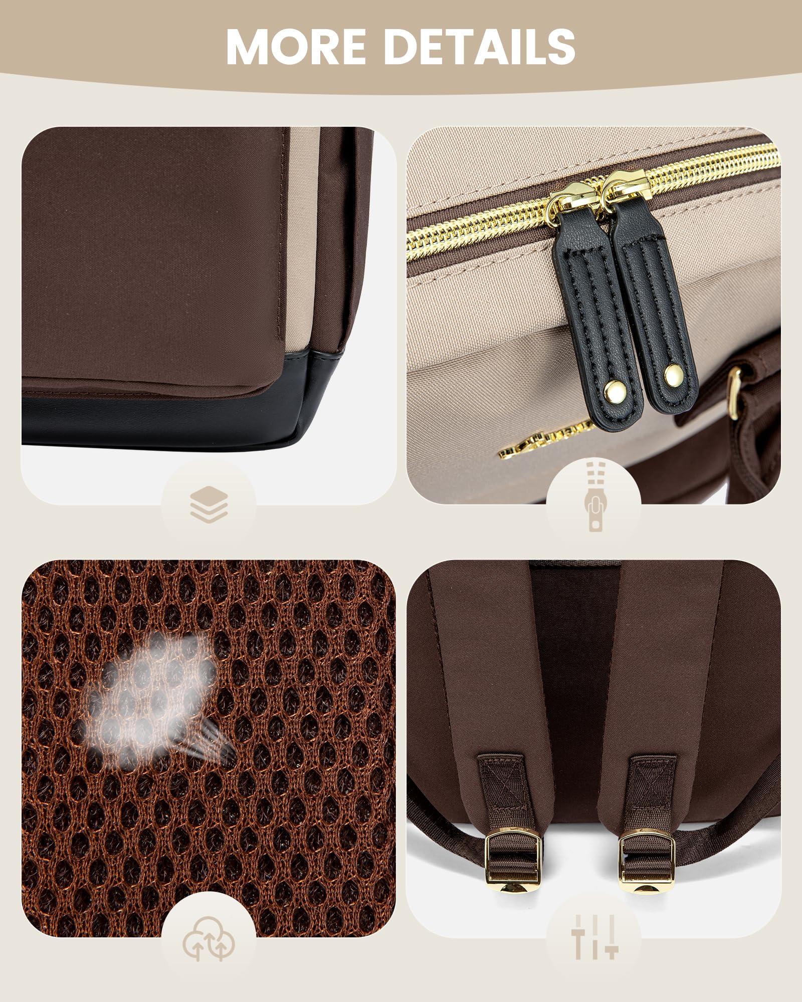 LOVEVOOK LOVEVOOK Travel Laptop Backpack Women, 17.3 Inch Anti-theft Laptop Bag with USB Port, Fashion Waterproof Computer Backpacks Teacher Nurse Backpack Purse for College Work