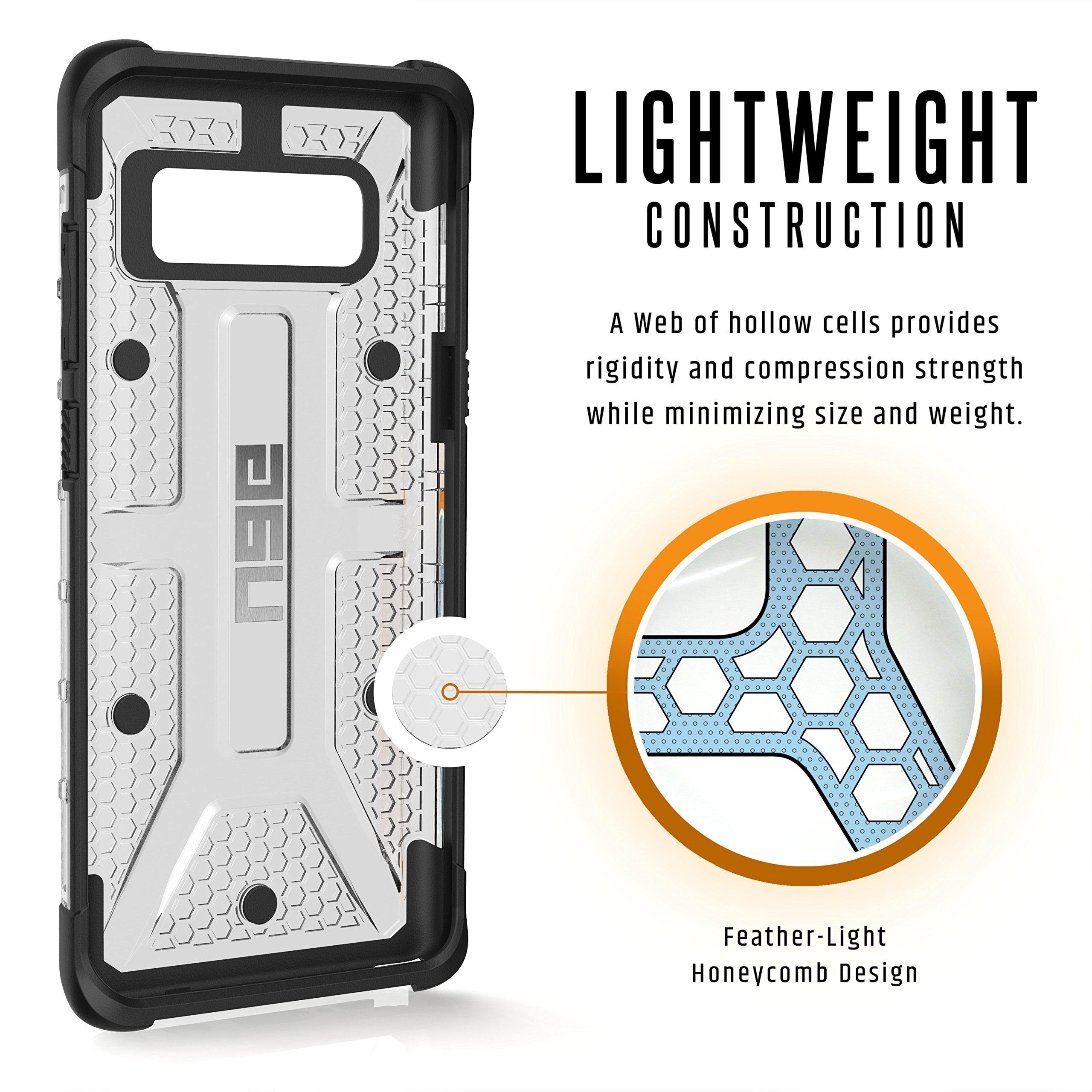 URBAN ARMOR GEAR URBAN ARMOR GEAR [UAG] Samsung Note 8 Plasma Feather-Light Rugged [Ice] Military Drop Tested Phone Case