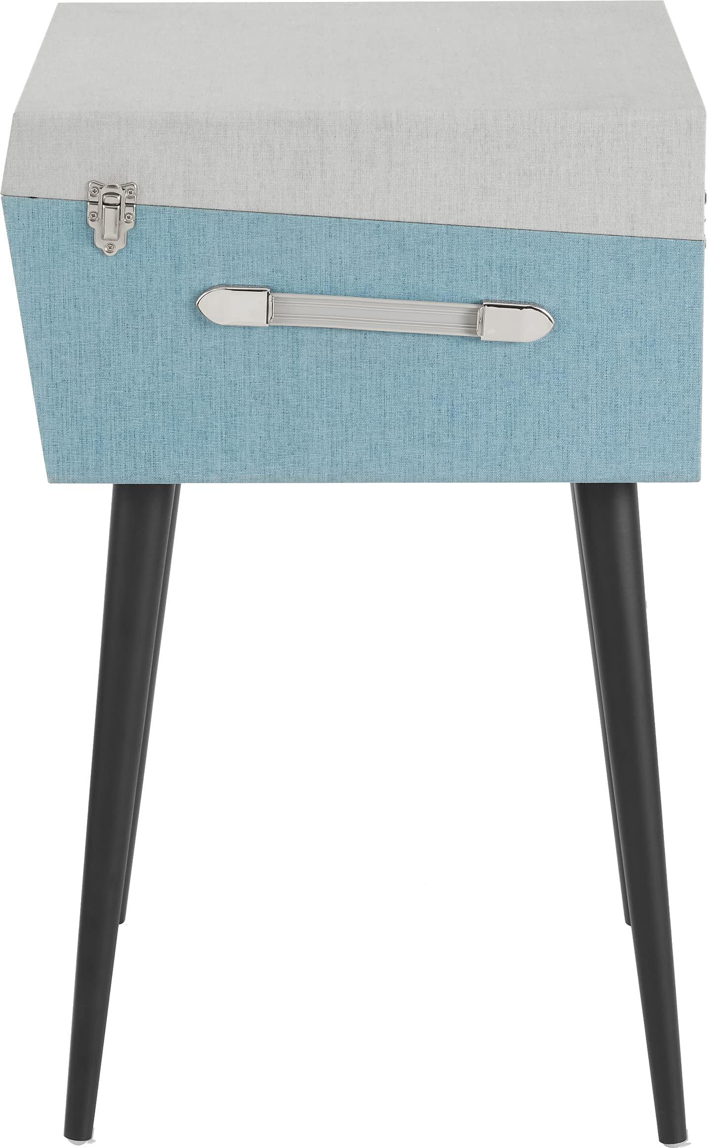 Crosley Crosley CR6233F-TN Dansette Bermuda Bluetooth in/Out Portable Vinyl Record Player Turntable with Aux-in, Tourmaline